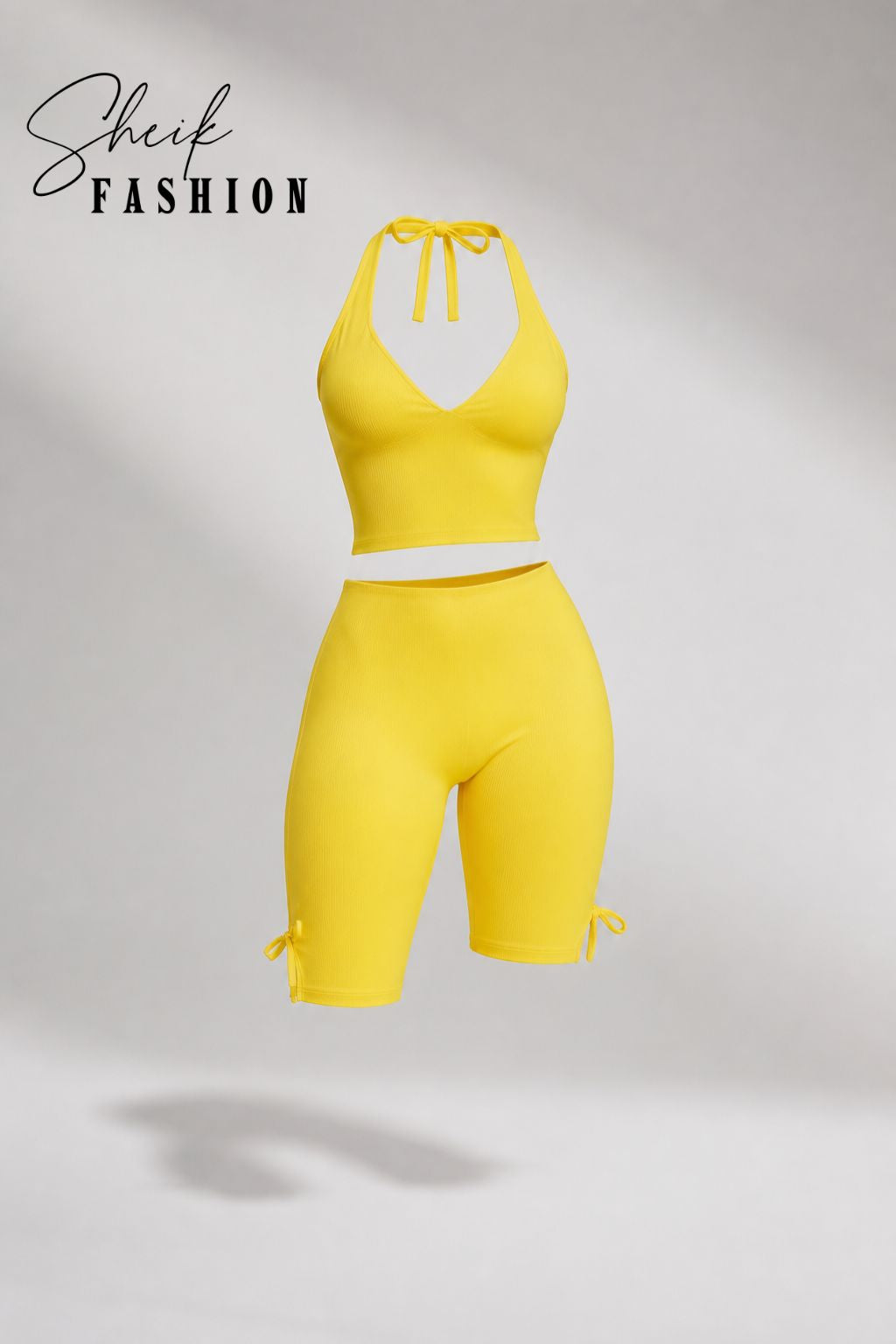 V Neck Halter Set
